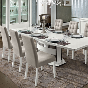 λευκό ιταλικό τραπέζι με βάση